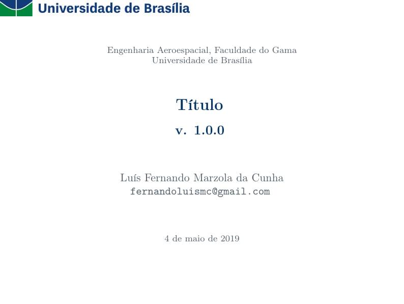 Modelo Apresentação UNB